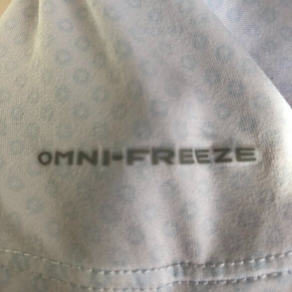 Columbia Omni Freeze Zero Short Slv Top White Sz L - Picture 9 of 12
